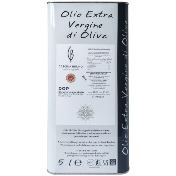 Lattina d'Olio EVO DOP 5 L